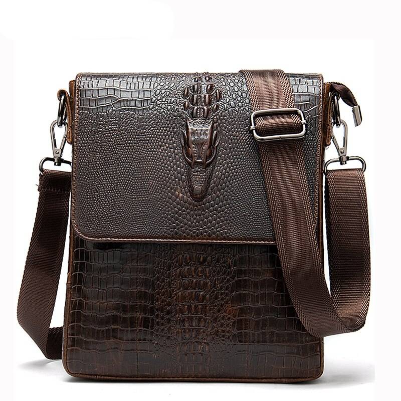 Zipper Leather Crossbody Messenger Bag | Jewelry Addicts