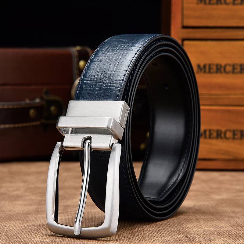 Reversible Belt 2 Sides Genuine Leather | Jewelry Addicts