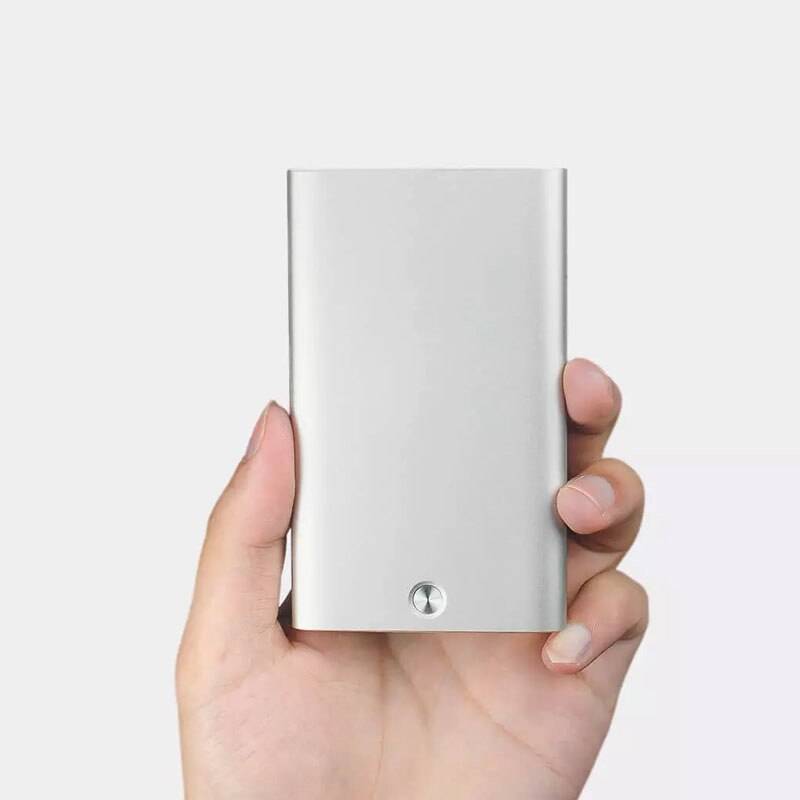 KEMY MIIIW Card Case Portable Automatic Pop Up Box Cover Card Holder Metal Wallet for ID Bank Card Credit Card Wallets and Card Holders