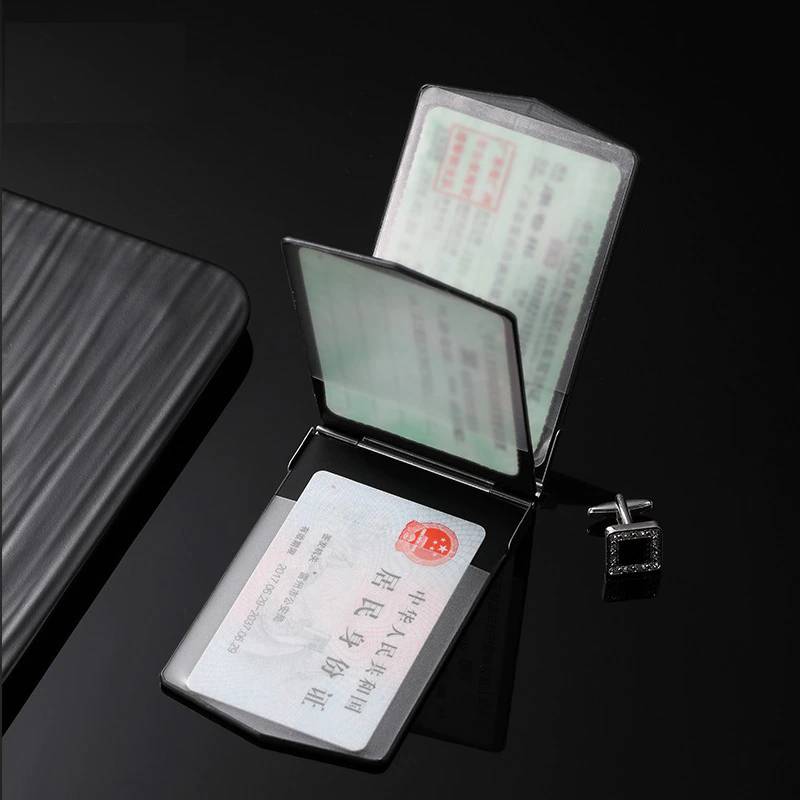 Fashion Aluminum Antimagnetic Card Holder Wallet Wallets and Card Holders