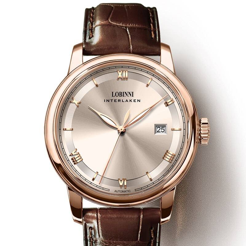 Lobinni Men's Watches Luxury Perpetual Calendar Lobinni Watches