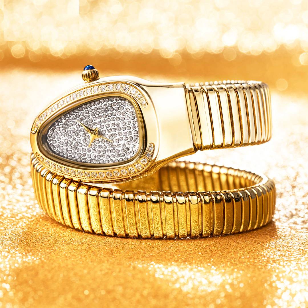 Luxury Snake Full Diamond Ladies Watches Women's Watches