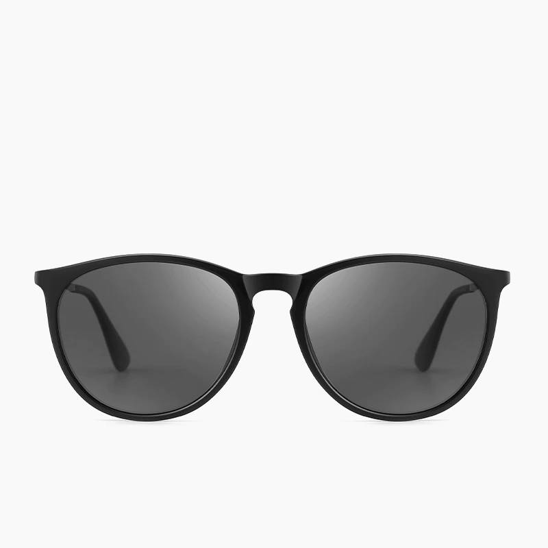 Womens Polarized Sunglasses Round Photochromic Lenses Unisex Sunglasses