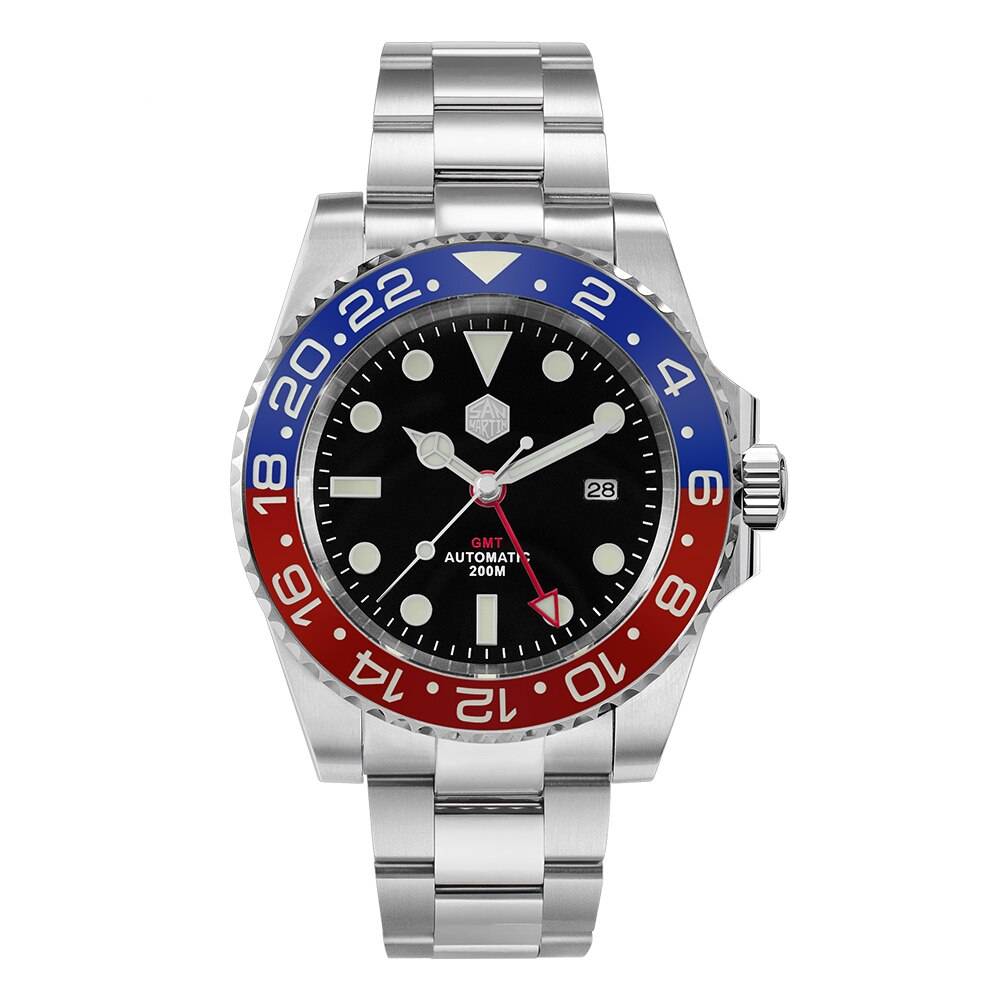 San Martin GMT Mechanical Automatic Watch SN0016 San Martin Watches