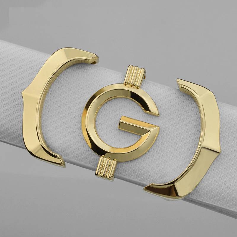 White and Black Men's Belts with G Letter Buckle Belts For Women Mens Belts