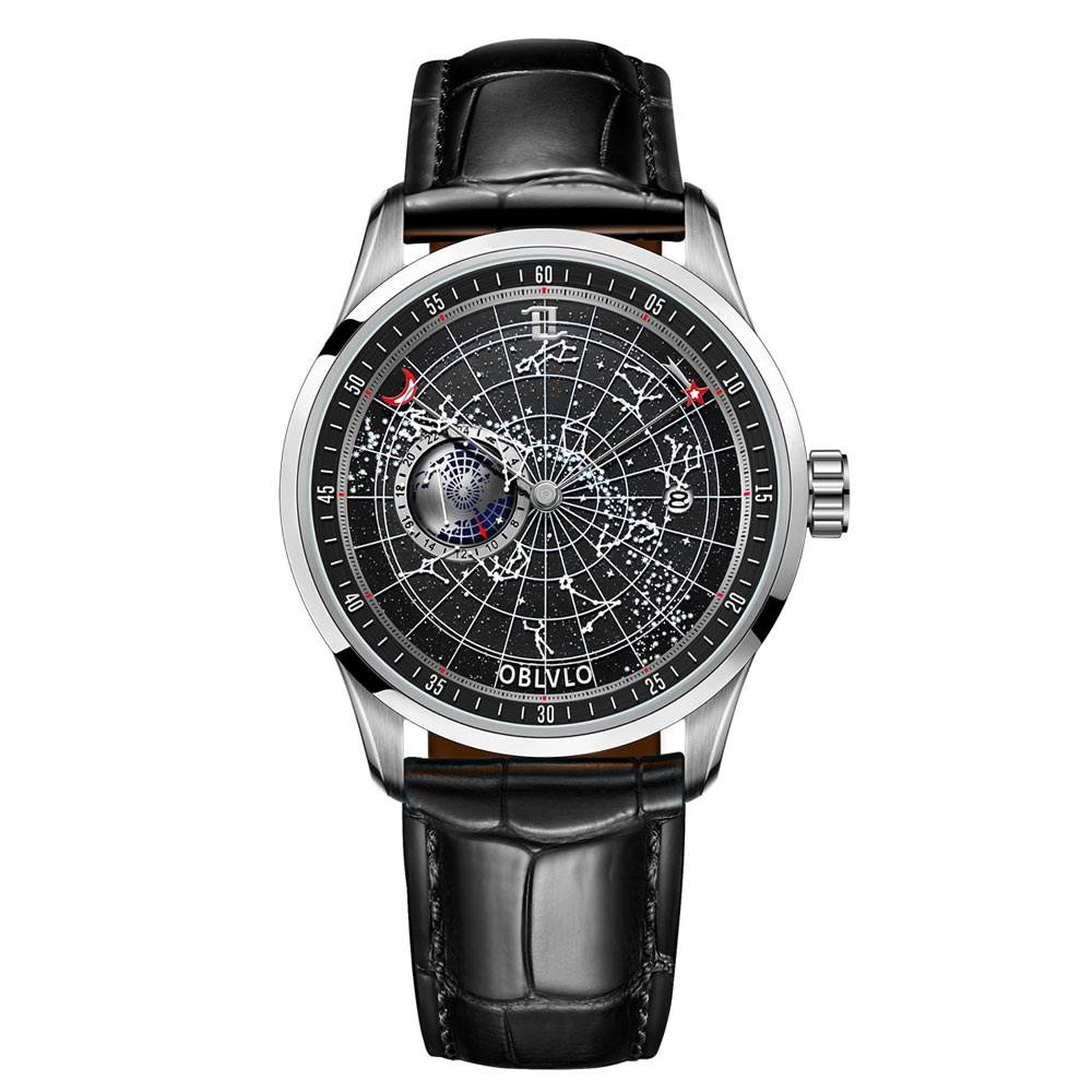 OBLVLO Top Automatic Mechanical Watch for Men Watches For Men