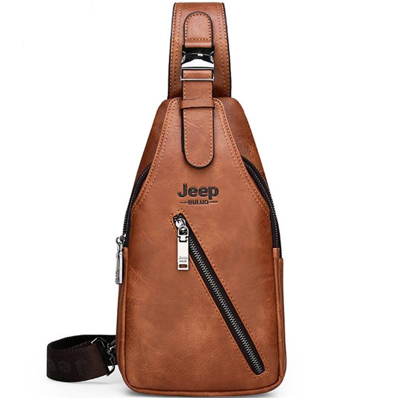 Men's Sling Bag Hiking Daypacks Chest Bag JEEP Chest Waist Bags