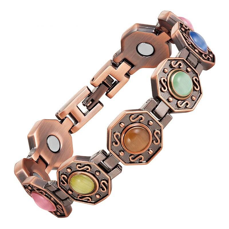 Antique Style Magnetic Therapy Bracelet for Women Magnetic Jewelry