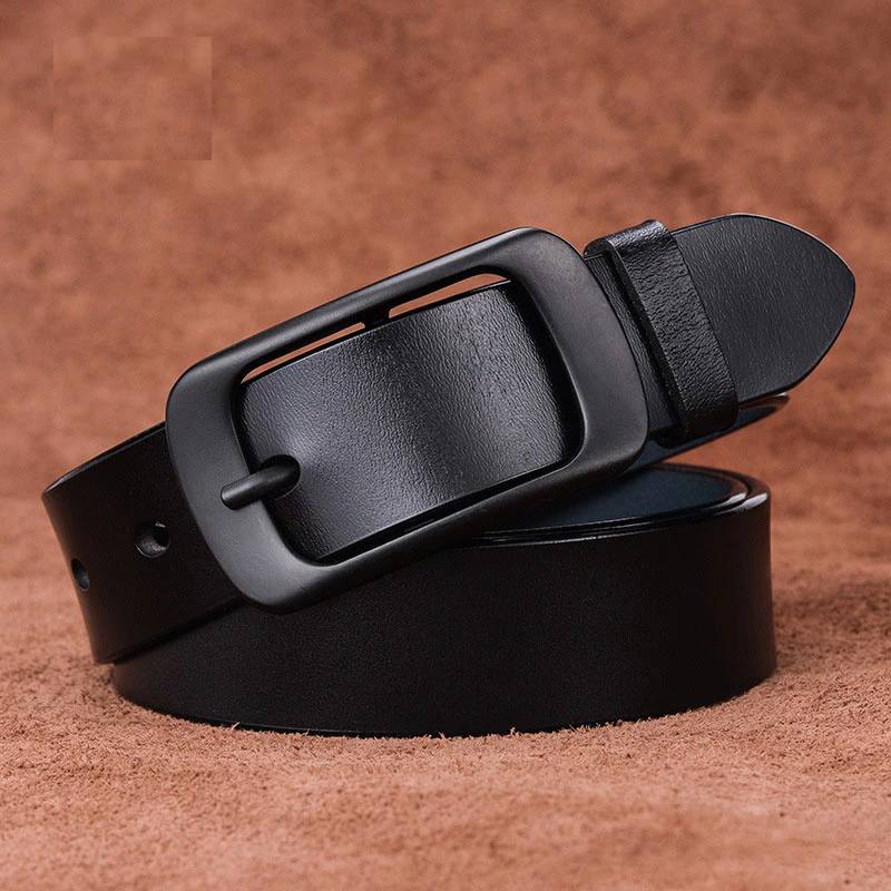 MEDYLA Women Belt Cow Genuine Leather Black Alloy Pin Buckle Fashion Casual Belts Style Design Original Brand ZK001 Belts For Women