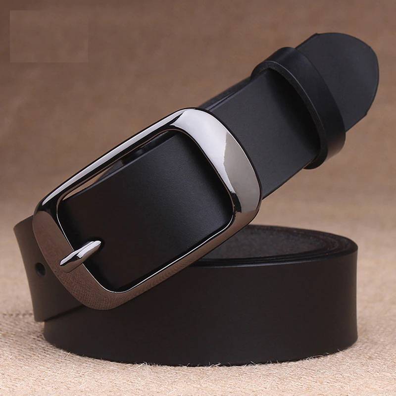 MEDYLA Women's Belt Genuine Leather Fashion Retro Belts High Quality Luxury Brand Ladies Alloy Buckle Casual Jeans Belt Belts For Women