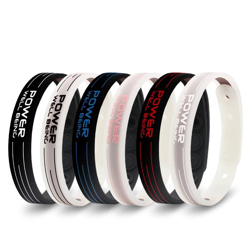 Ionics Bracelets Power Balance Wristband Magnetic Jewelry