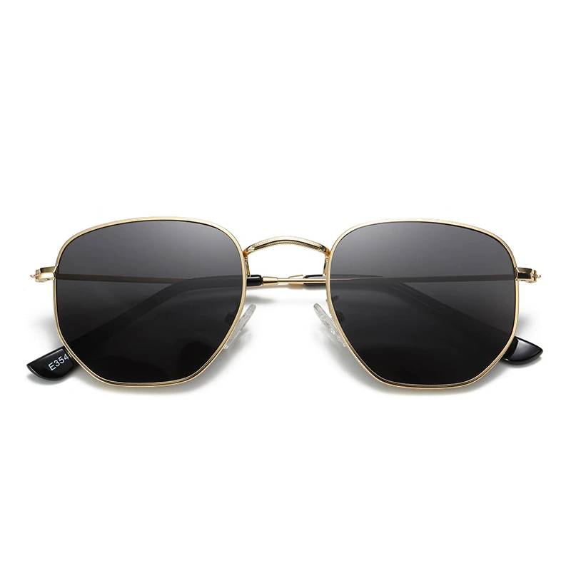 JackJad 2021 Hexagonal Frame Metal Round 3548 Style POLARIZED Sunglasses Fashion Vintage Brand Design Sun Glasses Oculos De Sol Unisex Sunglasses