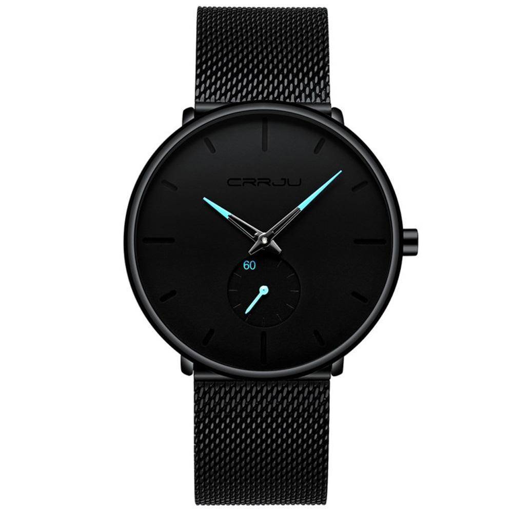 Classic Watches for Men Black Steel | Jewelry Addicts