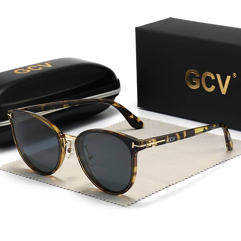 Polarized Cat Eye Sunglasses Luxury Women's Fashion Eyewear Unisex Sunglasses