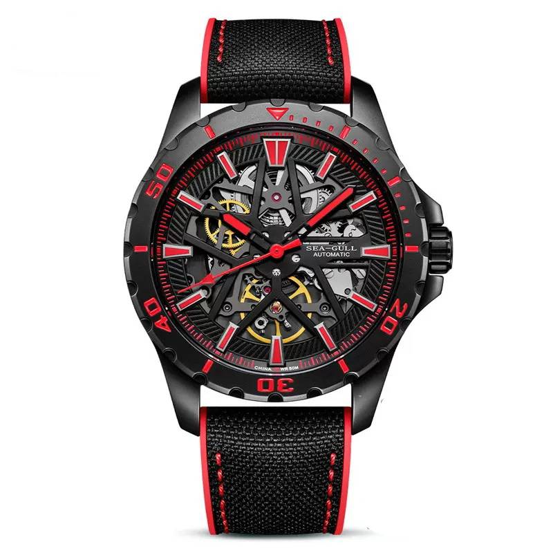 Seagull Men Skeleton Automatic Mechanical Watch Seagull Watches