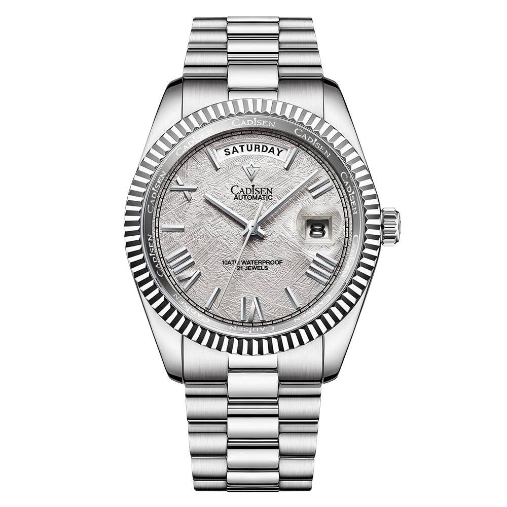 Meteorite Dial and MIYOTA 8285 CADISEN Watches Cadisen Watches