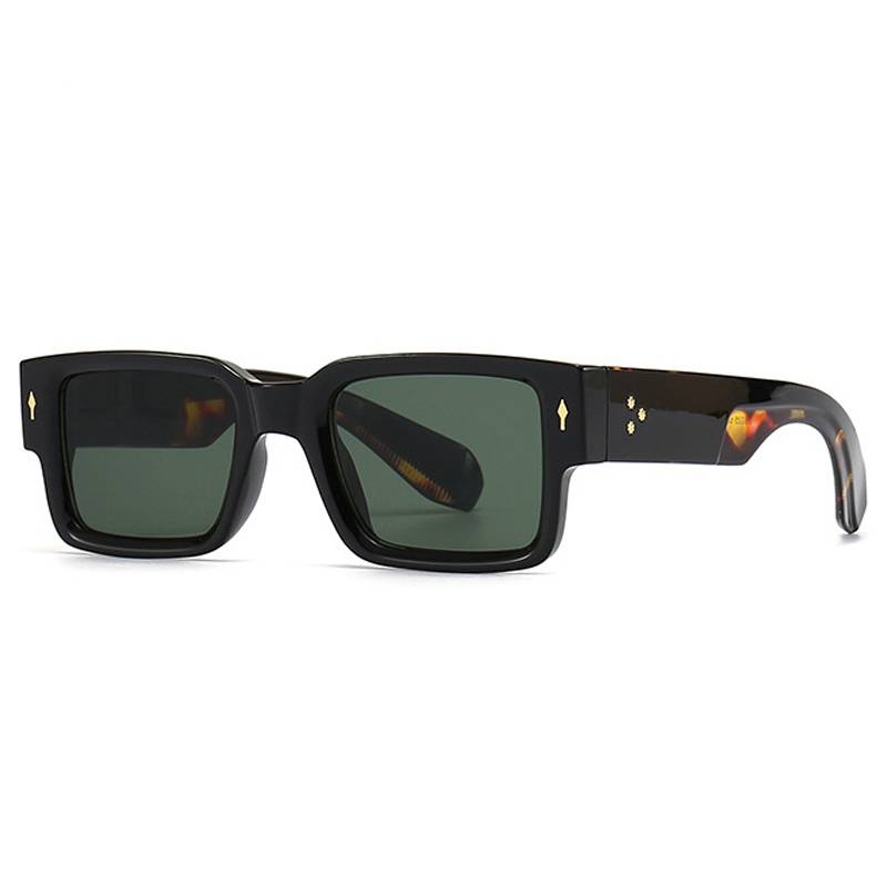 Popular Fashion Square Rivets Mens Sunglasses Unisex Sunglasses
