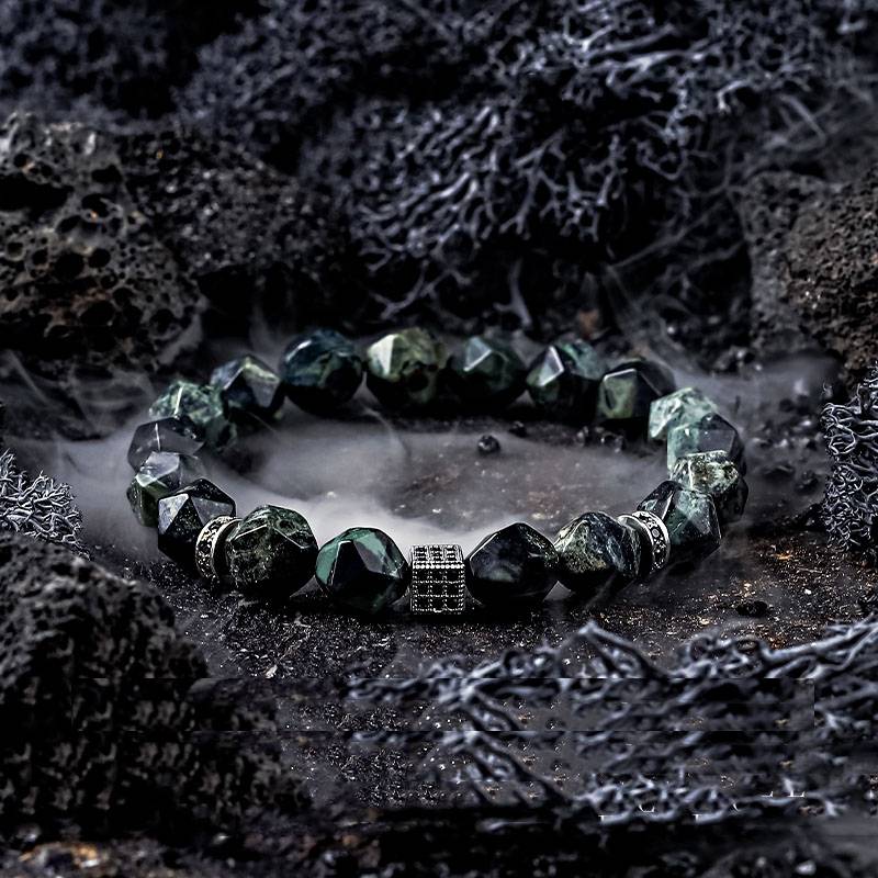 Natural Sparrow Stone Beads Bracelet Men Women Zircon Aquare Accessories Moral Purify Healthy Charm Fashion Gift for Girlfriend Men's Bracelets
