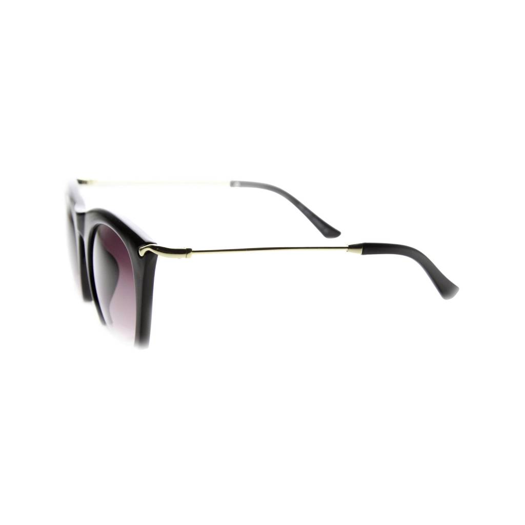 Black & Lavender Women’s Cat-Eye Sunglasses Affordable Accessories Unisex Sunglasses