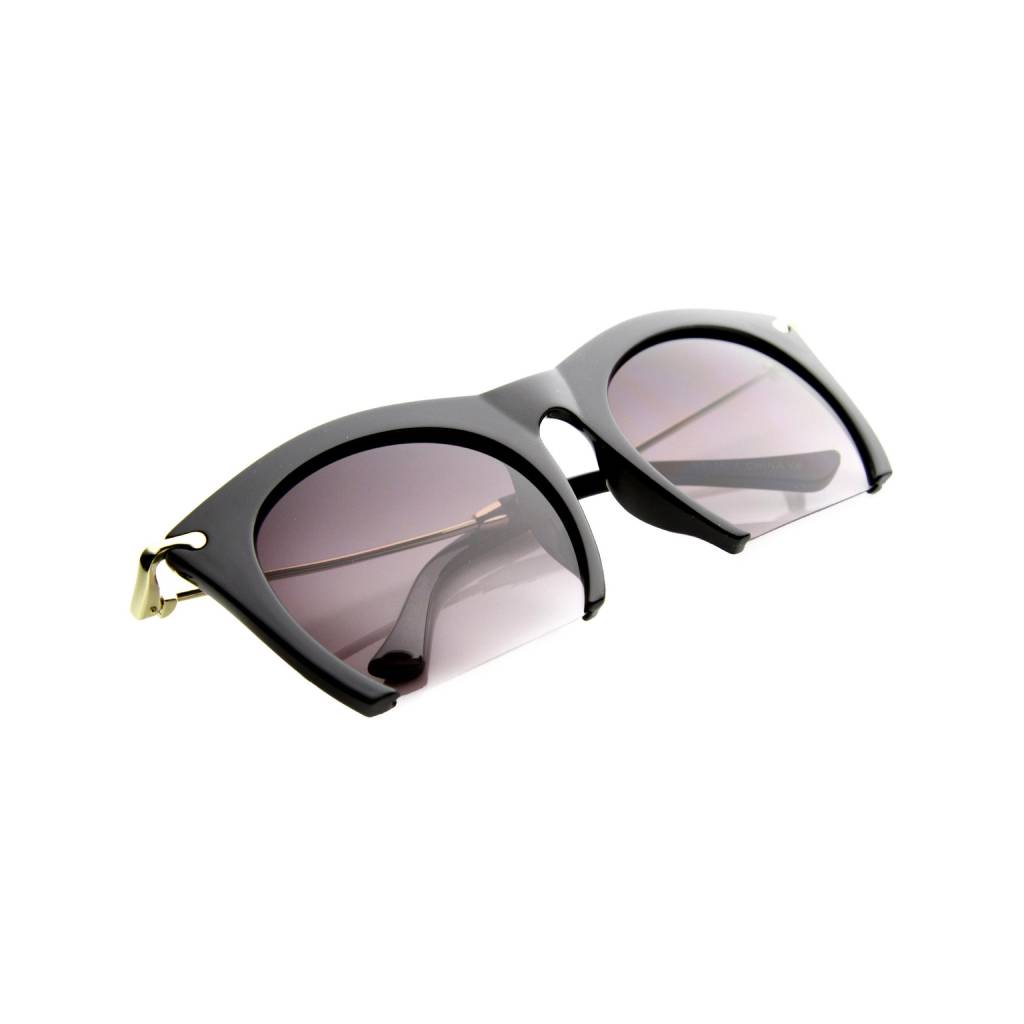Black & Lavender Women’s Cat-Eye Sunglasses Affordable Accessories Unisex Sunglasses