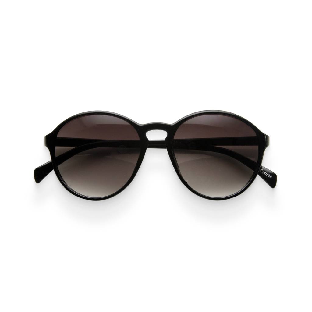 Black & Lavender Vintage Round Sunglasses Affordable Accessories Unisex Sunglasses