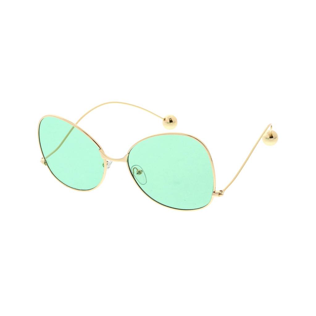Gold & Green Women’s Retro Butterfly Sunglasses Affordable Accessories Unisex Sunglasses
