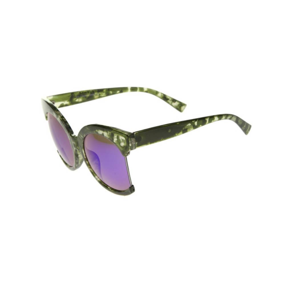 Side Cut Mirrored Cat Eye Glasses Affordable Accessories Unisex Sunglasses