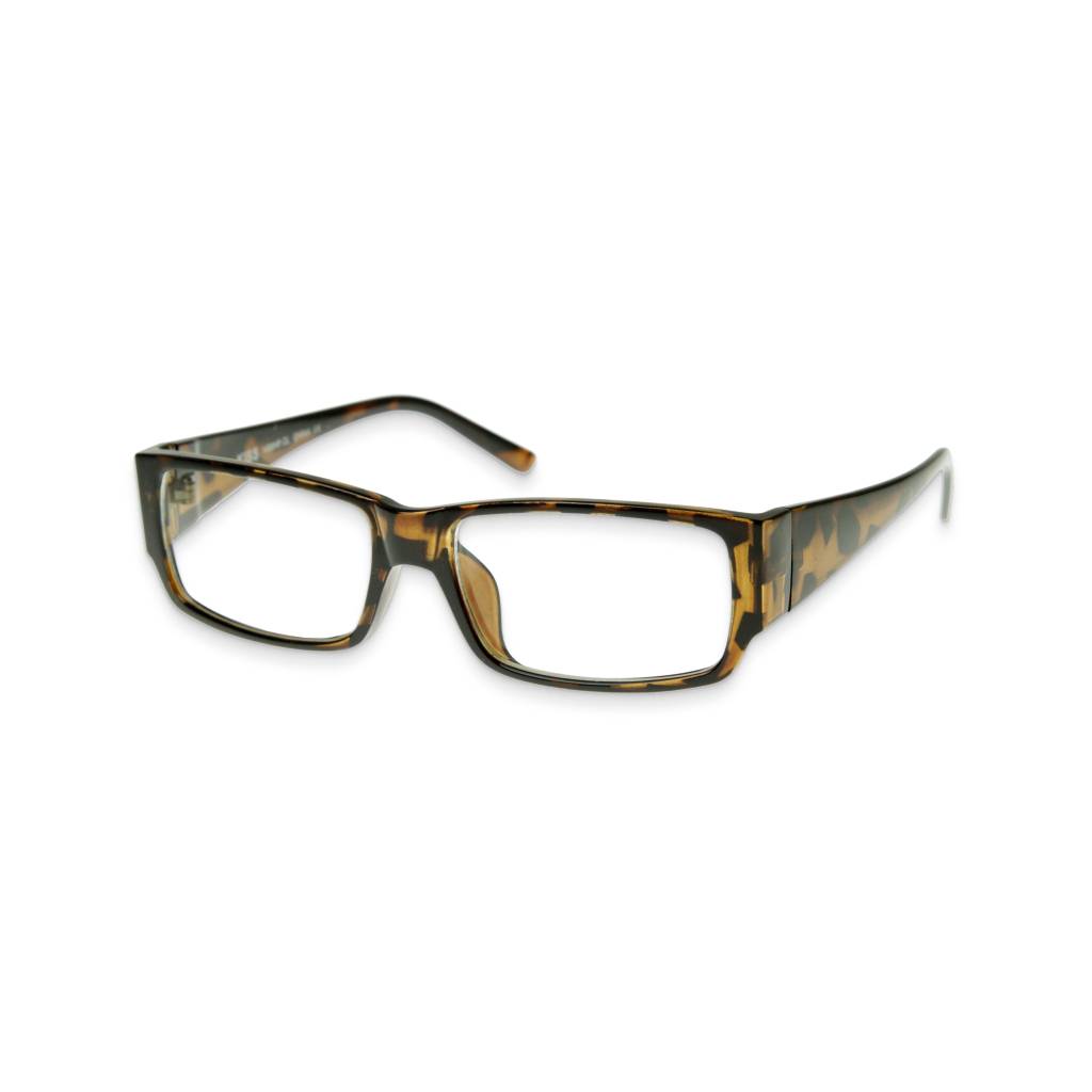 Women’s Tortoise Modern Square Clear Optical Glasses Affordable Accessories Unisex Sunglasses