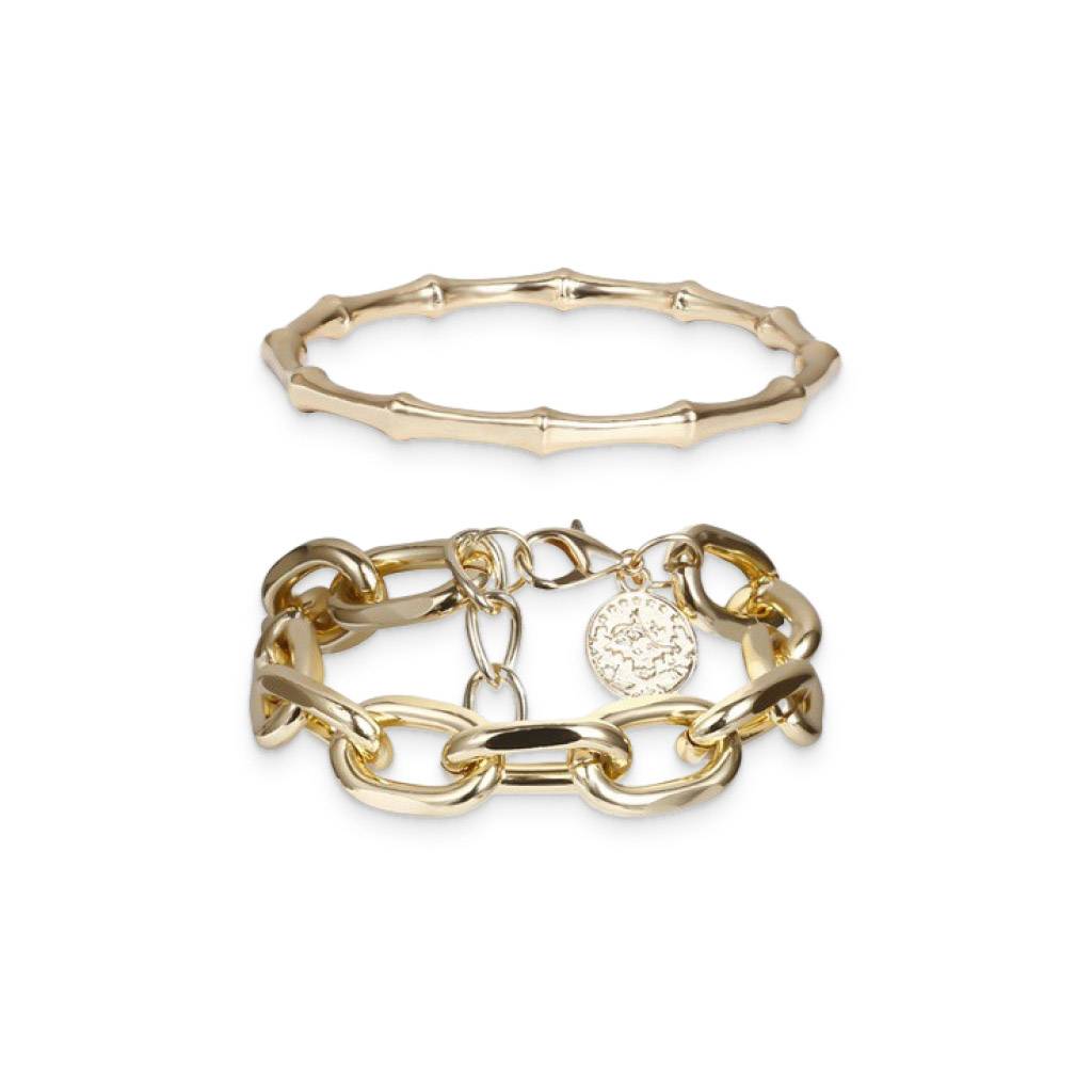 Chunky Chain Bracelet Set Bracelets & Bangles Women's Jewelry