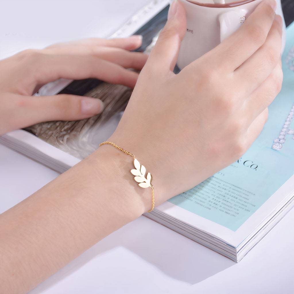 Adjustable Leaf Bracelet Bracelets & Bangles Women's Jewelry