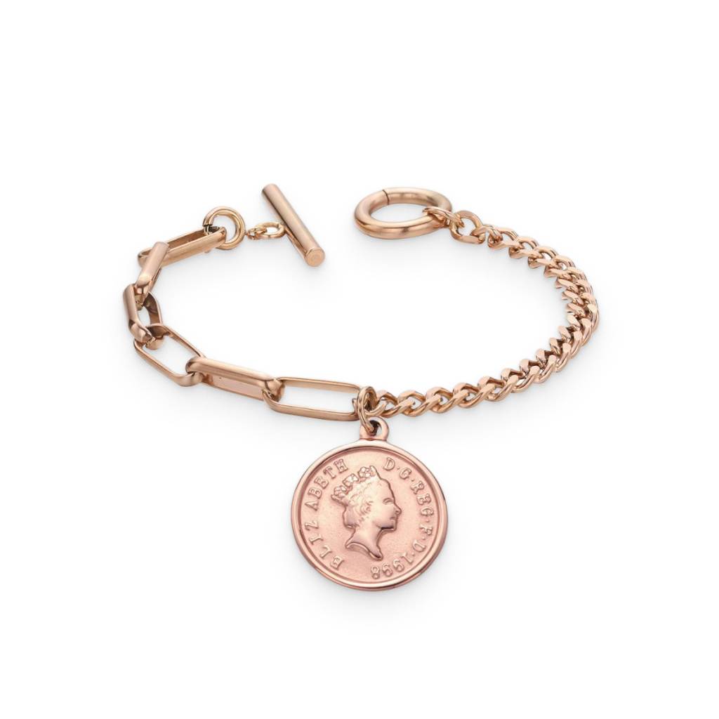 Elizabeth Coin Charm Bracelet Bracelets & Bangles Women's Jewelry