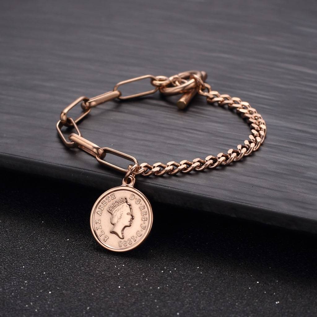 Elizabeth Coin Charm Bracelet Bracelets & Bangles Women's Jewelry
