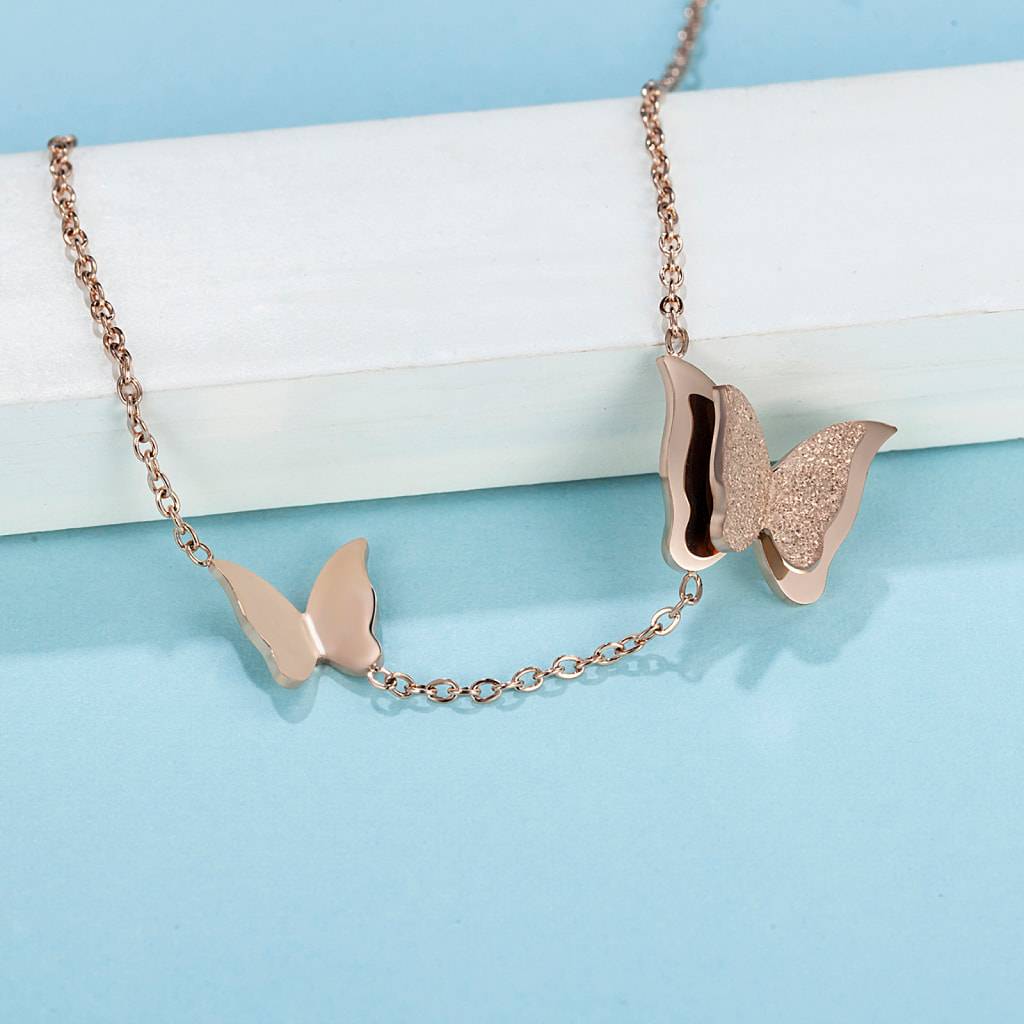 Rose Gold Butterfly Bracelet Bracelets & Bangles Women's Jewelry