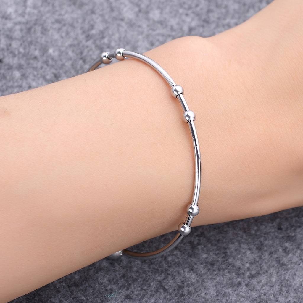 Silver Cuff Bracelet Bracelets & Bangles Women's Jewelry