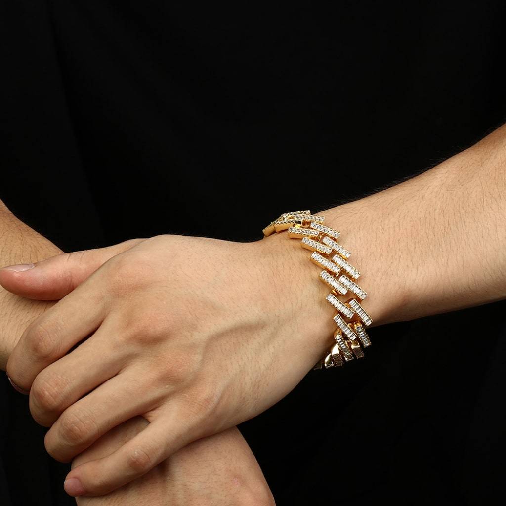 Faux Diamond Chain Bracelet Bracelets & Bangles Women's Jewelry