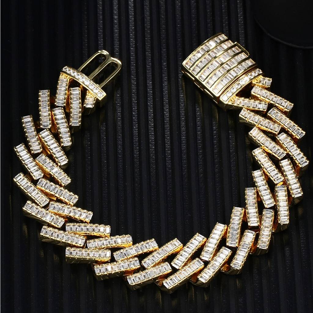 Faux Diamond Chain Bracelet Bracelets & Bangles Women's Jewelry