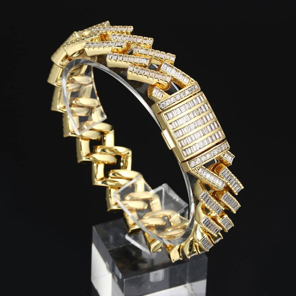 Faux Diamond Chain Bracelet Bracelets & Bangles Women's Jewelry