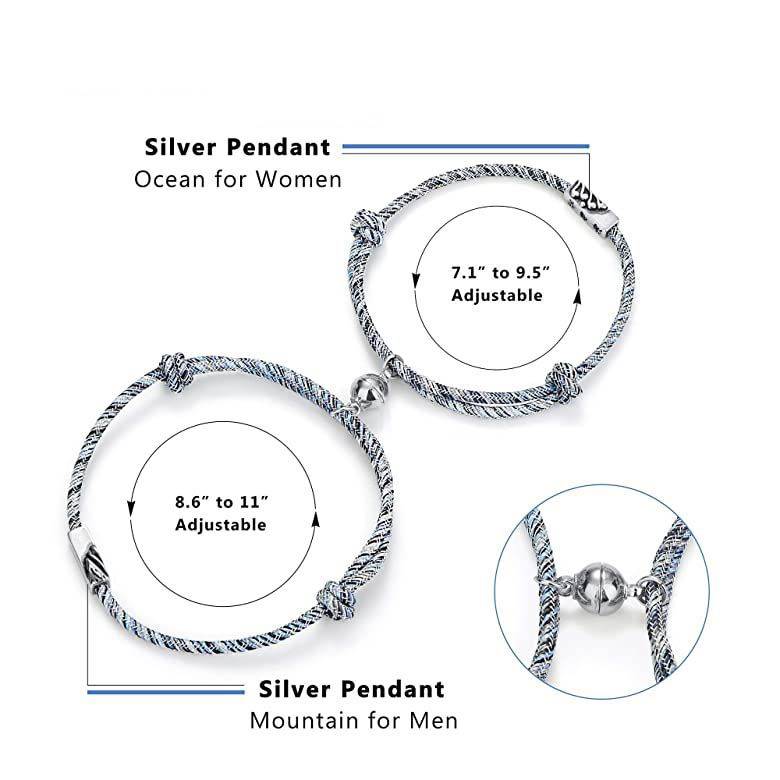 Magnetic Couple Bracelet Bracelets & Bangles Women's Jewelry
