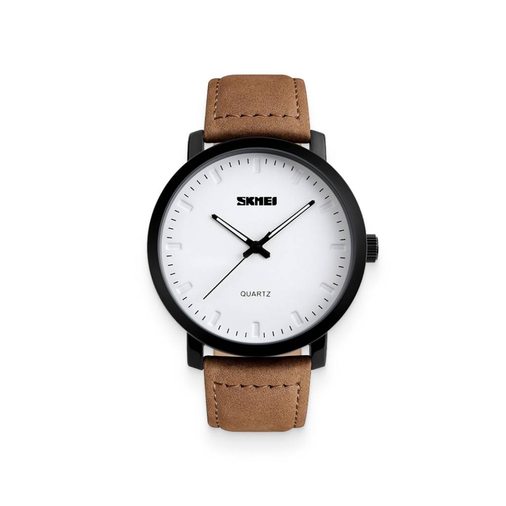 Men’s Brown Leather Quartz Watch Watches Watches For Men