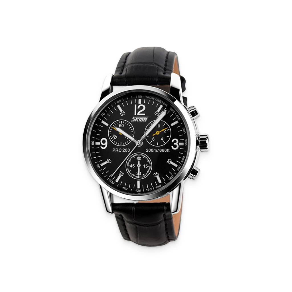 Casual Men’s Black Leather Watch Watches Watches For Men