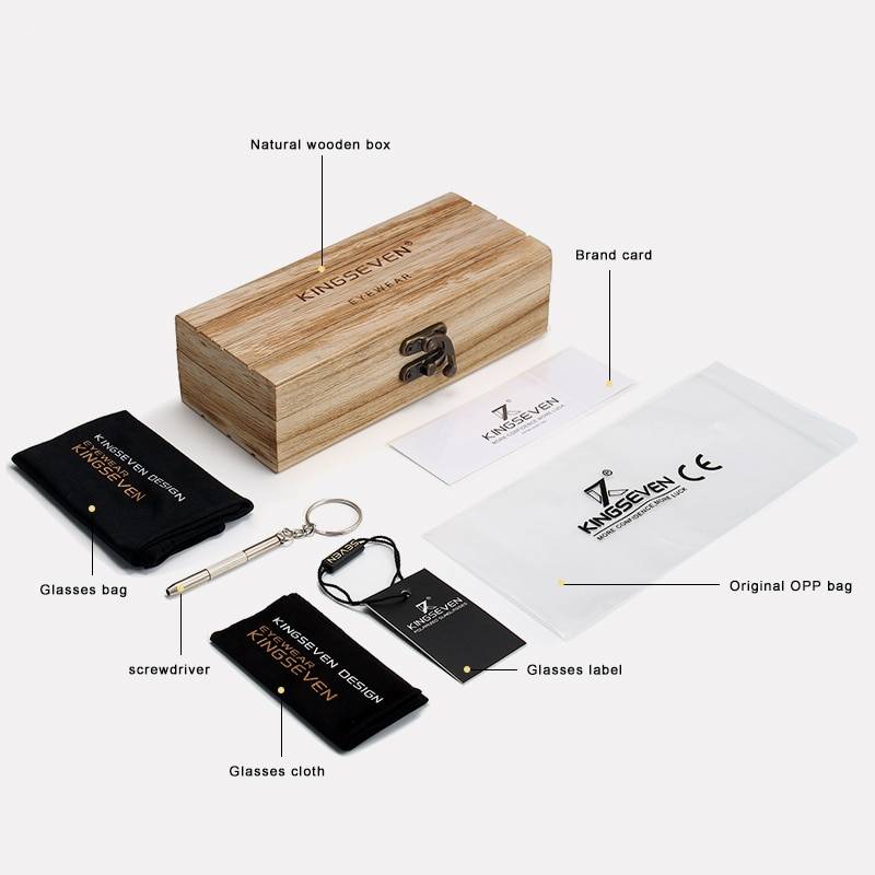 Men's Wooden Frame Polarized Sunglasses Affordable Accessories Unisex Sunglasses