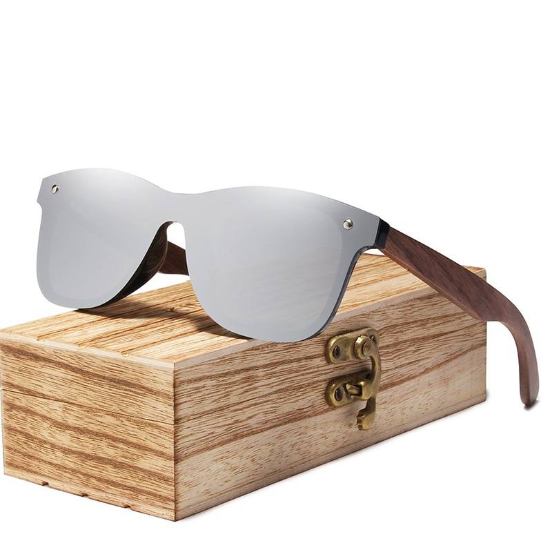 Men's Wooden Frame Polarized Sunglasses Affordable Accessories Unisex Sunglasses
