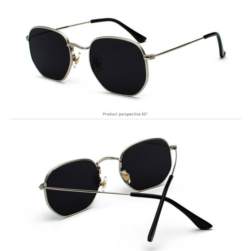 Men's Hexagon Shaped Sunglasses Affordable Accessories Unisex Sunglasses