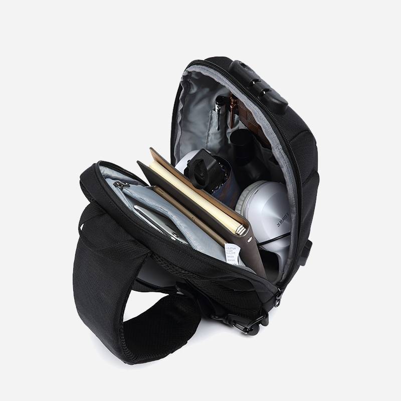 Men's Multifunction Crossbody Bag Affordable Accessories Chest Waist Bags