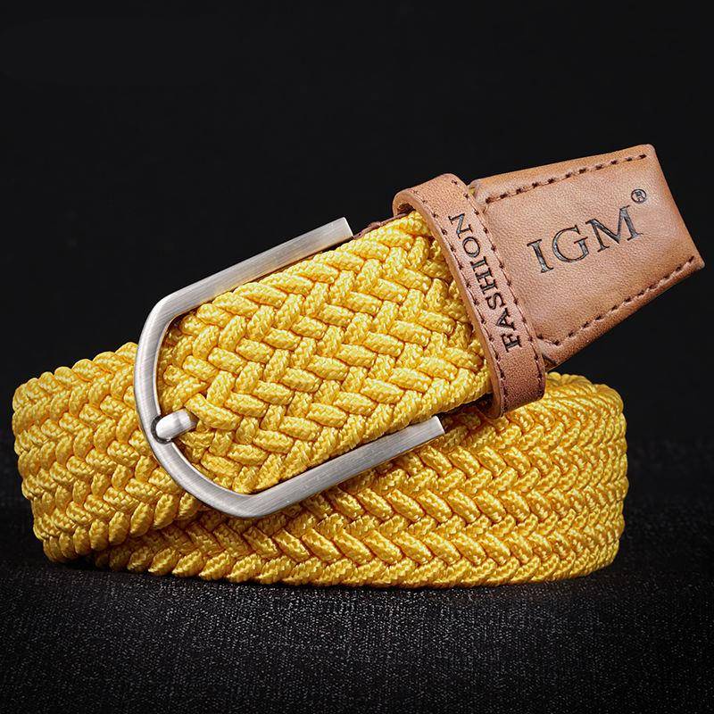 Yellow Stretch Belt for Men and Women Belts For Women Mens Belts