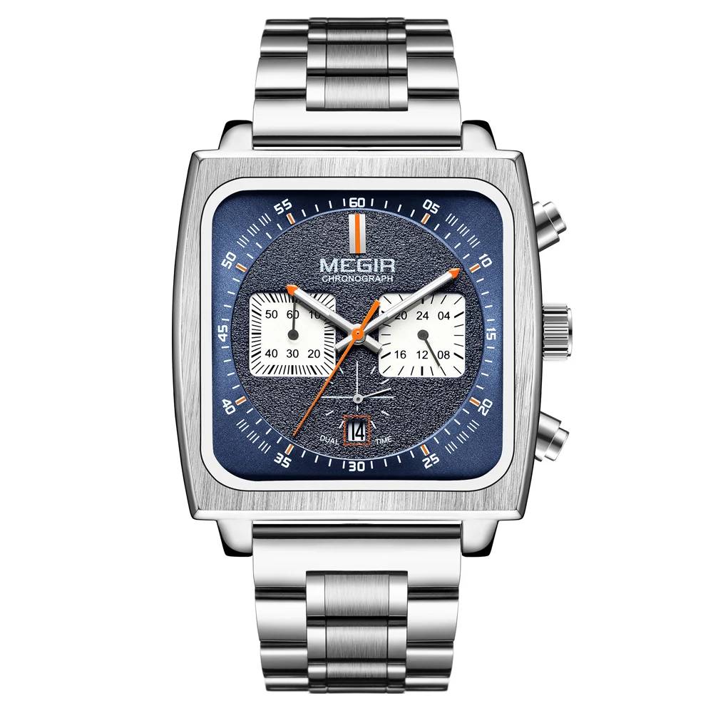 MEGIR Square Chronograph Quartz Watch Megir Watches