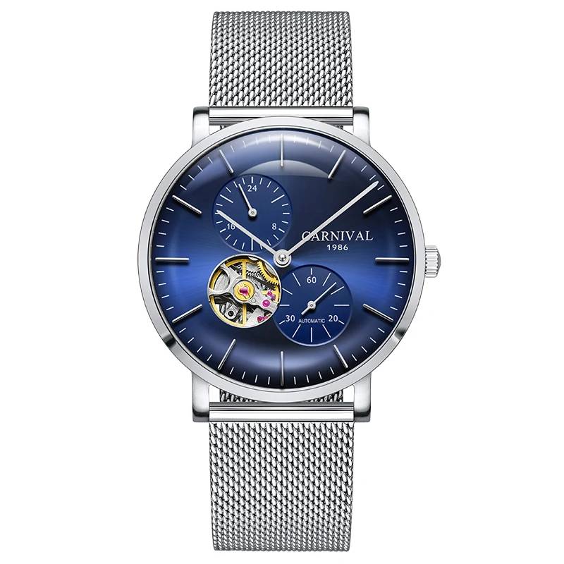 Carnival 1986 Stainless Steel Mechanical Watch Carnival Watches