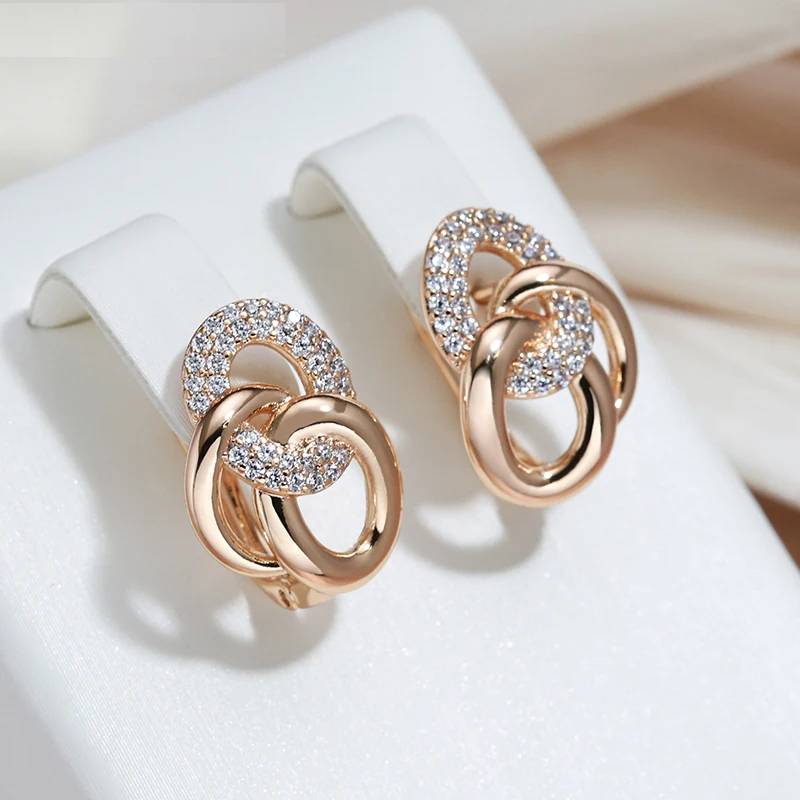 Unique Multi-Hoop English Earrings Women's Earrings