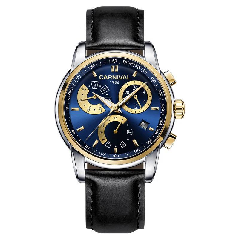 CARNIVAL 1986 Multifunction Mens Watch Carnival Watches