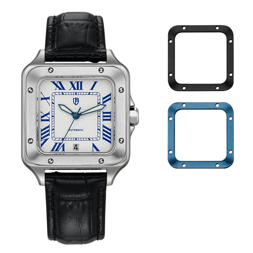 BERNY Tank Mechanical Watch for Men Berny Watches Watches For Men